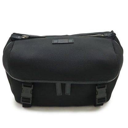 Gucci Sherry Line Body Bag Shoulder Bag Crossbody Nylon Canvas Leather Black
