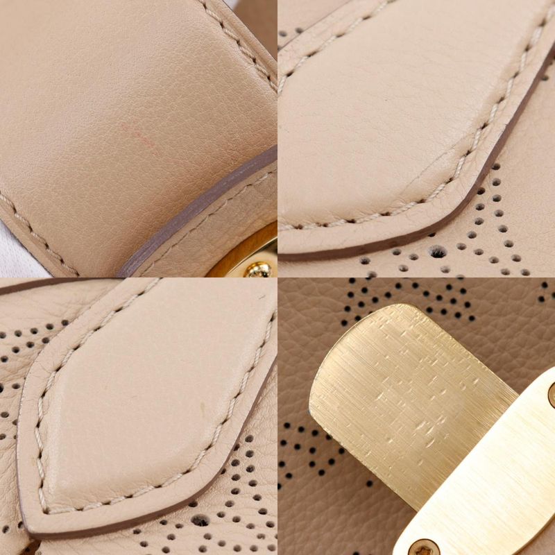 Louis Vuitton Sealth PM M93818 Monogram Mahina Opal Beige Ar1101 Ladies Handbag