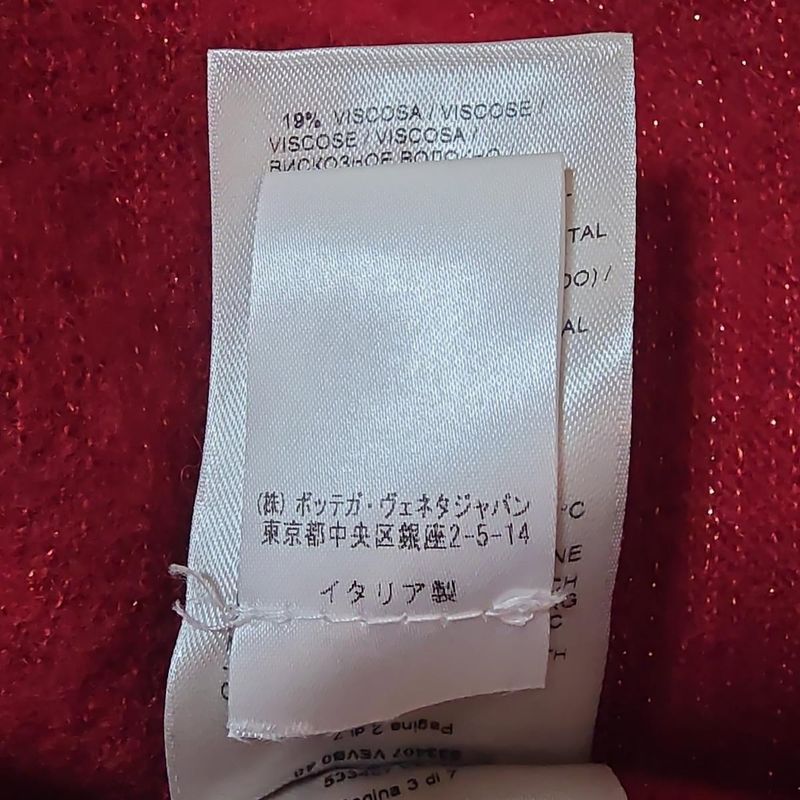 Bottega Veneta Dress Size 40 M Women - Red X Orange X Multi Crew Neck Short