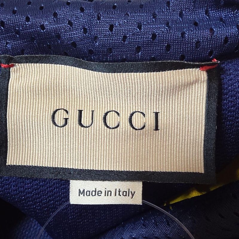 Gucci Hoodie Size S Men's - 676100 Xjdvw Navy X Yellow X Red Long Sleeve