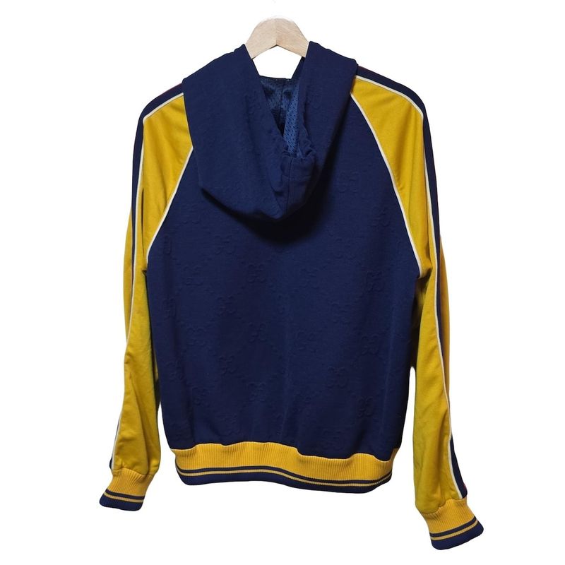 Gucci Hoodie Size S Men's - 676100 Xjdvw Navy X Yellow X Red Long Sleeve