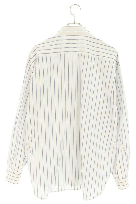 Balenciaga 534326 Tbm13 Striped Long Sleeve Shirt Men 37