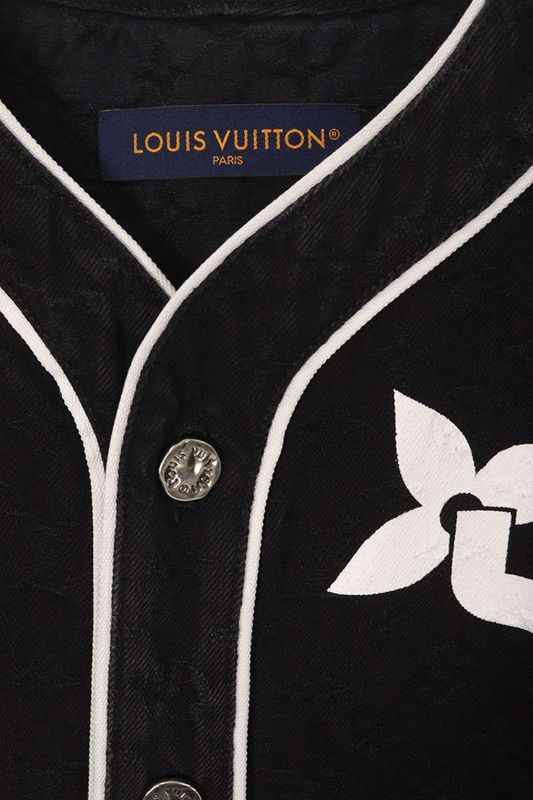 Louis Vuitton 23AW Rm232m UZD Hps12w Monogram Short Sleeve Denim Short Sleeve