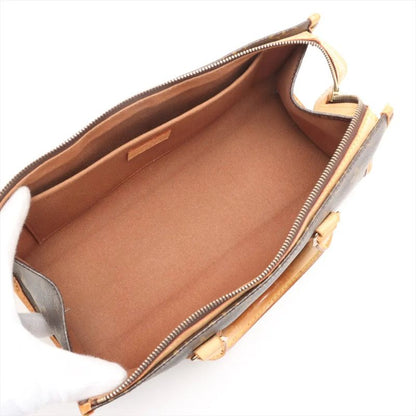 Louis Vuitton Monogram Popincourt M40009 Leather 2WAY Handbag Crossbody