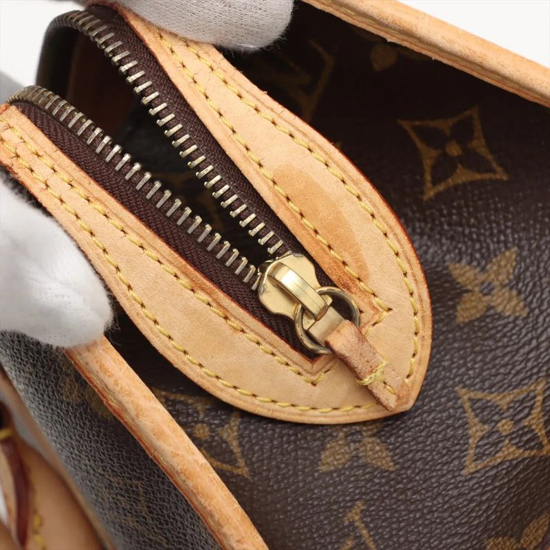 Louis Vuitton Monogram Popincourt M40009 Leather 2WAY Handbag Crossbody