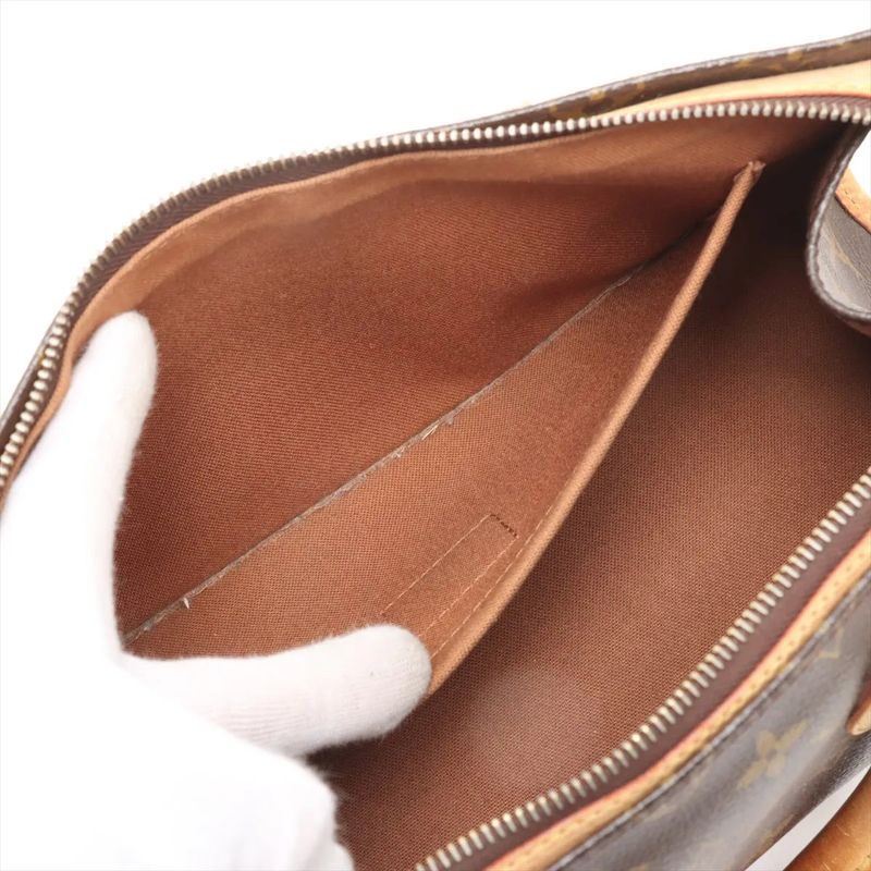 Louis Vuitton Monogram Popincourt M40009 Leather 2WAY Handbag Crossbody