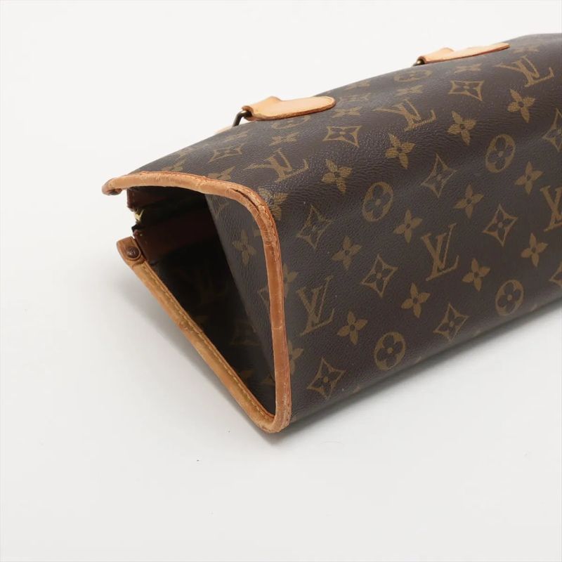 Louis Vuitton Monogram Popincourt M40009 Leather 2WAY Handbag Crossbody