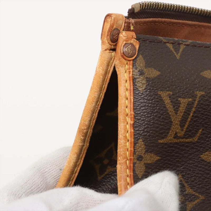 Louis Vuitton Monogram Popincourt M40009 Leather 2WAY Handbag Crossbody