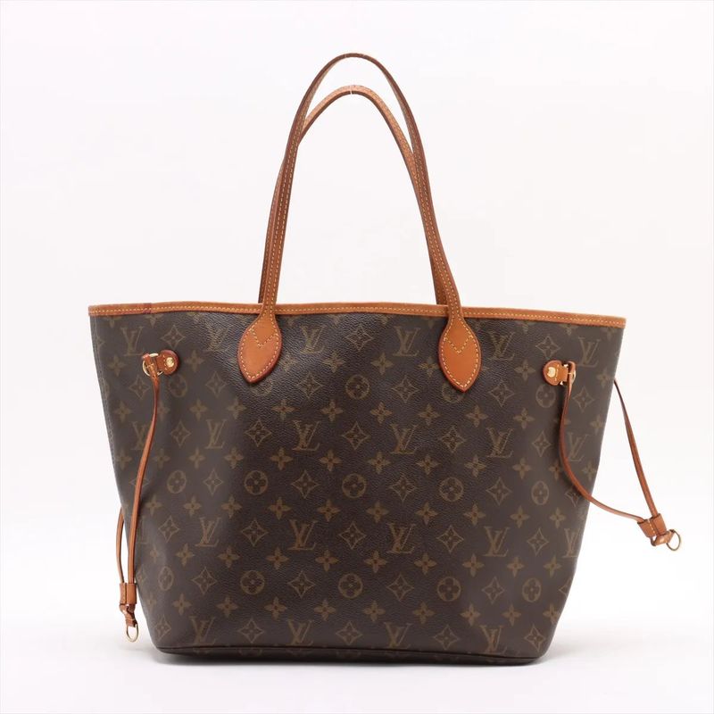 Louis Vuitton Monogram Neverfull MM M40156 Leather Tote Bag Shoulder Commuter