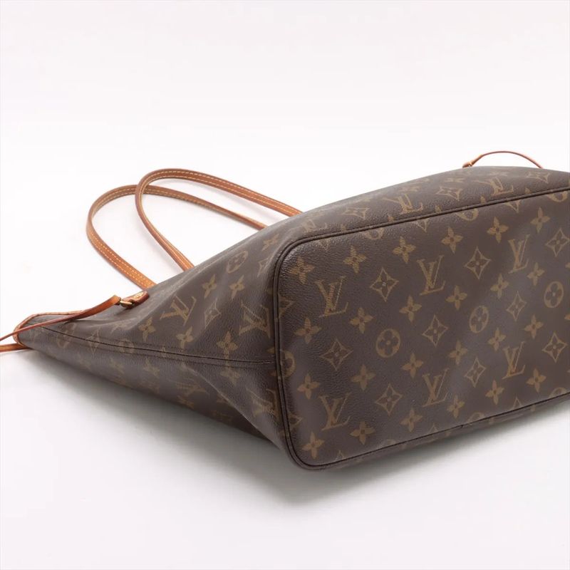 Louis Vuitton Monogram Neverfull MM M40156 Leather Tote Bag Shoulder Commuter