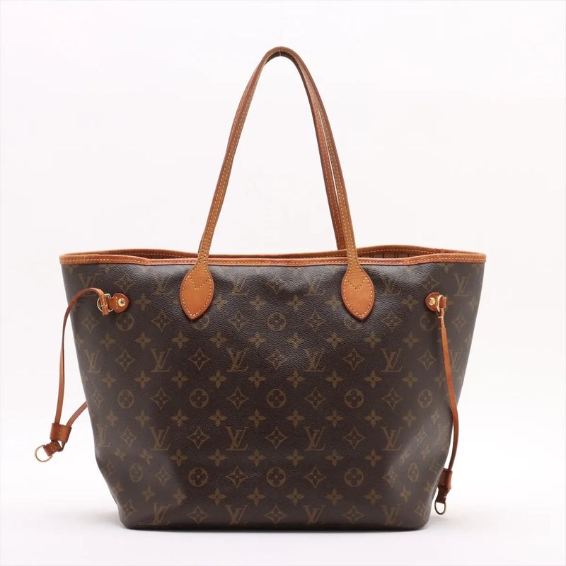 Louis Vuitton Monogram Neverfull MM M40156 Leather Tote Bag Shoulder Commuter