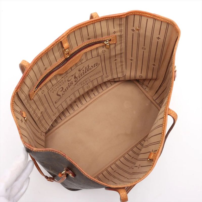 Louis Vuitton Monogram Neverfull MM M40156 Leather Tote Bag Shoulder Commuter