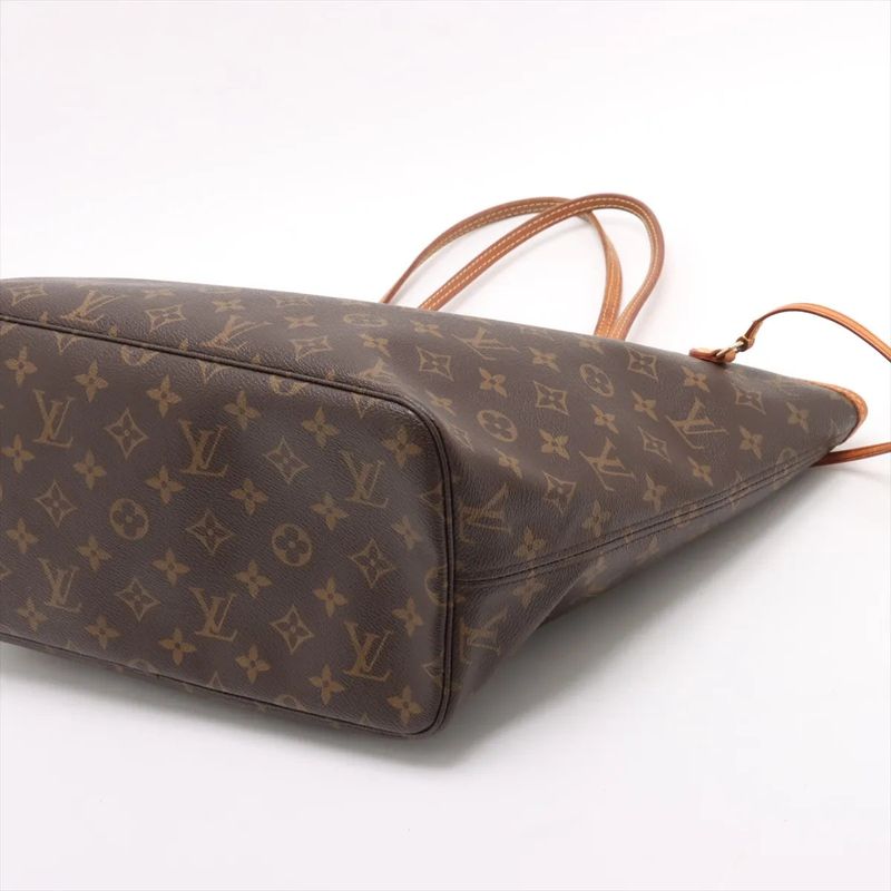 Louis Vuitton Monogram Neverfull MM M40156 Leather Tote Bag Shoulder Commuter
