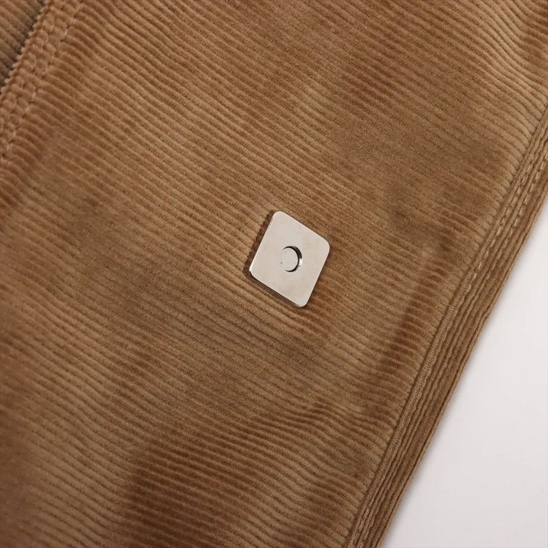 Fendi Mamma Bucket Corduroy One Shoulder Bag Shoulder Hand Brown Women's MMM