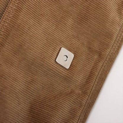 Fendi Mamma Bucket Corduroy One Shoulder Bag Shoulder Hand Brown Women's MMM