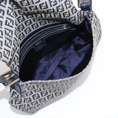 Fendi Zucchino Mamma Bucket Leather One Shoulder Bag Shoulder Hand Genuine