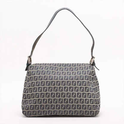 Fendi Zucchino Mamma Bucket Leather One Shoulder Bag Shoulder Hand Genuine