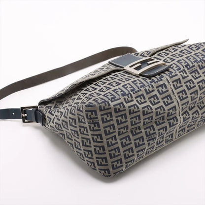 Fendi Zucchino Mamma Bucket Leather One Shoulder Bag Shoulder Hand Genuine