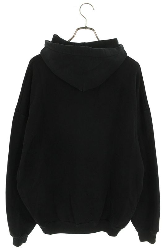 Balenciaga 501656 Tyk44 BB Logo Print Pullover Hoodie Men's S