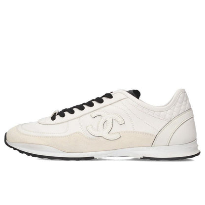 Chanel G46372 Coco Mar Cles Cather Low Cut Sneakers Men's 40