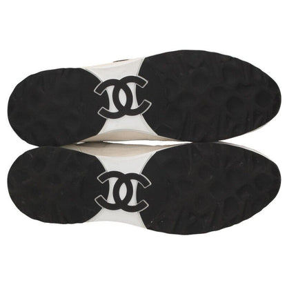 Chanel G46372 Coco Mar Cles Cather Low Cut Sneakers Men's 40