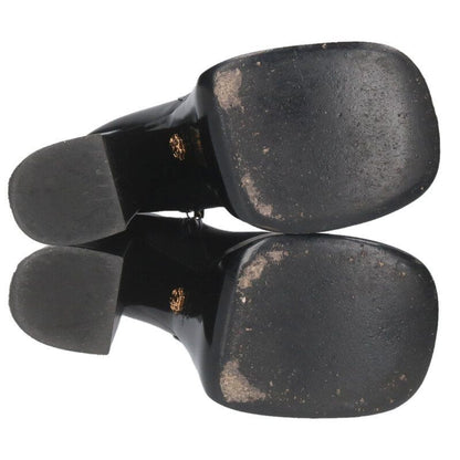 Versace Leather Heeled Boots Women's 37.5