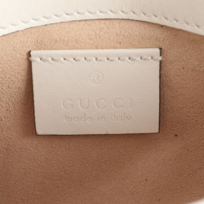 Polar Gucci GG Marmont Apple Chain Shoulder 476433 Leather Bag Crossbody Women