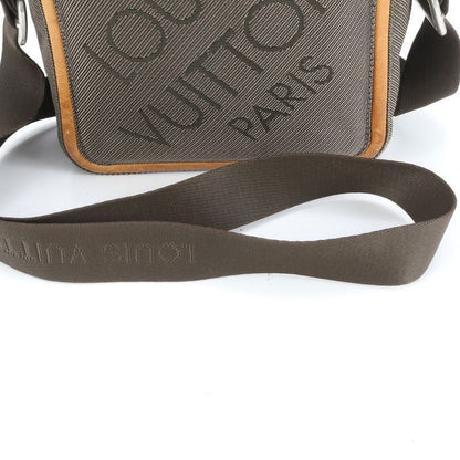 Louis Vuitton Damier Jean Citadin M93040 Leather Shoulder Bag Crossbody