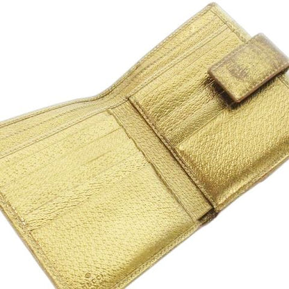 Gucci Princi Fold Wallet With Change Pocket GG Canvas Leather GG Logo Monogram