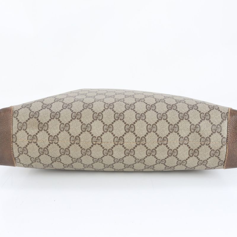 Polar Gucci GG Supreme Sherry Line Leather Tote Bag Shoulder Business Commuter