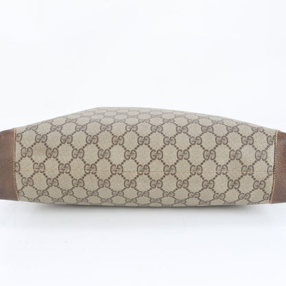 Polar Gucci GG Supreme Sherry Line Leather Tote Bag Shoulder Business Commuter