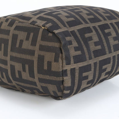 Polar Fendi Zucca Leather Nylon Handbag Brown Women's CEM Dc1-5