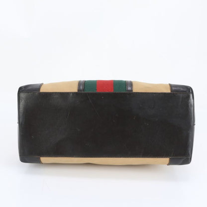 Polar Gucci Sherry Line 002 1121 Leather Canvas Tote Bag Business Commute A4