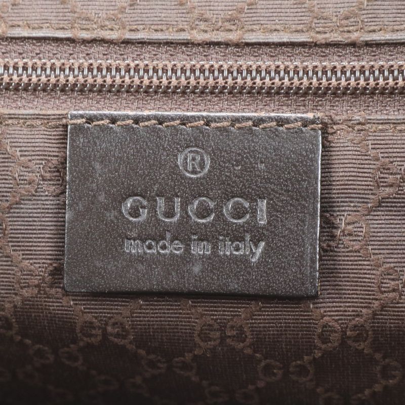 Polar Gucci Sherry Line 002 1121 Leather Canvas Tote Bag Business Commute A4