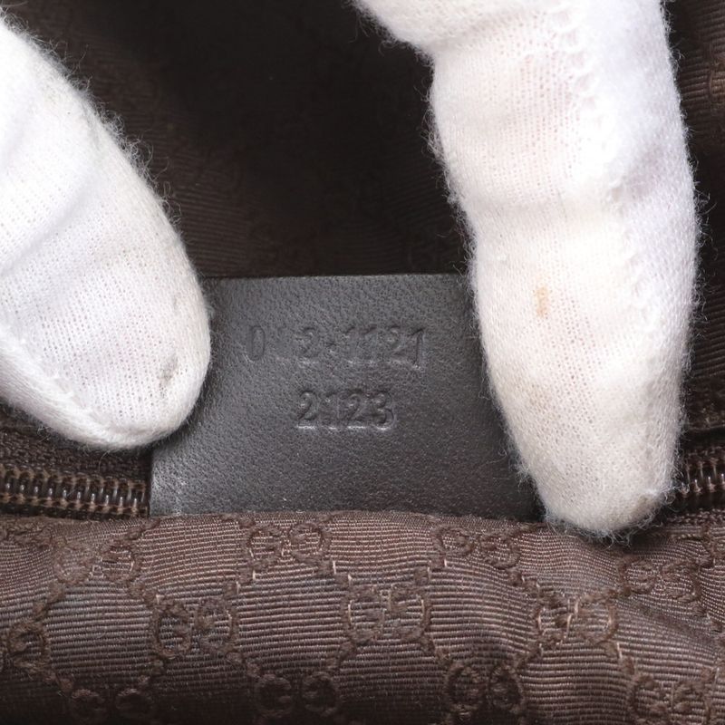 Polar Gucci Sherry Line 002 1121 Leather Canvas Tote Bag Business Commute A4