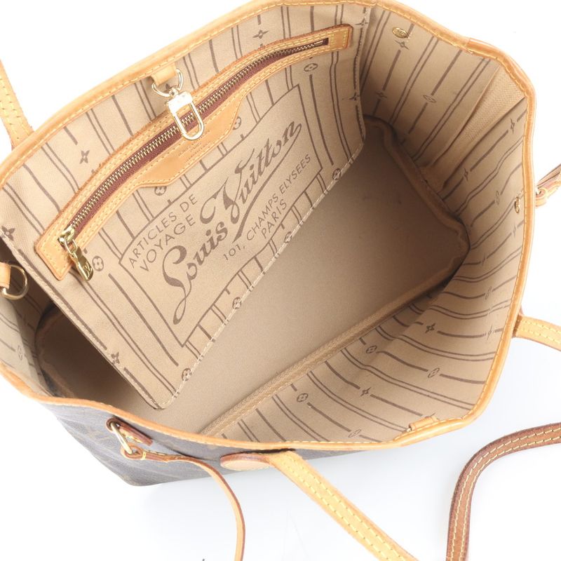 Polar Louis Vuitton Monogram Neverfull PM M40155 Leather Tote Bag Shoulder Hand