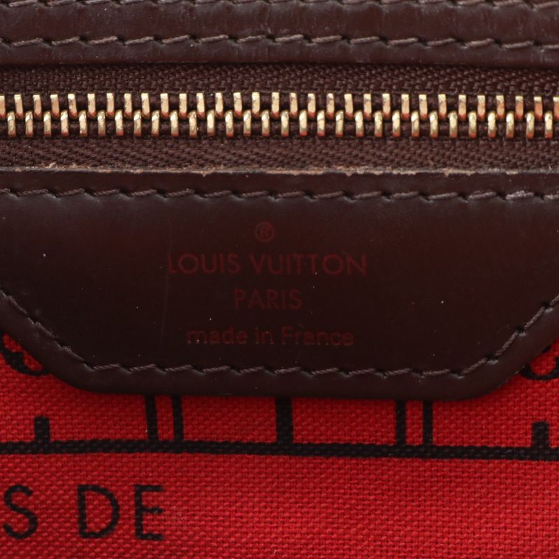 Extreme Louis Vuitton Damier Neverfull PM N40600 Leather Tote Bag Shoulder Hand