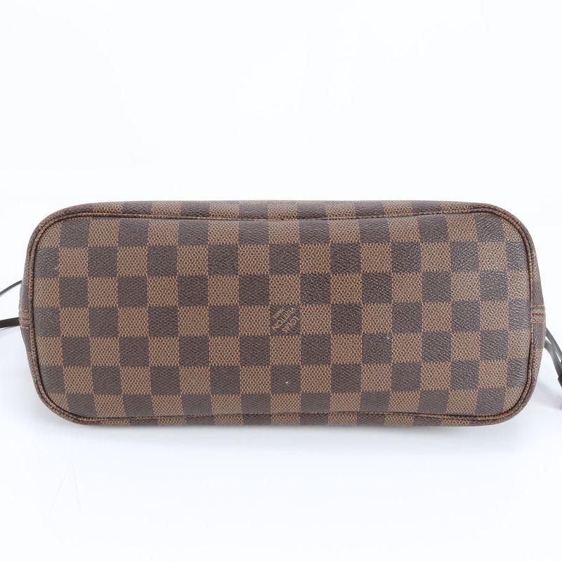 Extreme Louis Vuitton Damier Neverfull PM N40600 Leather Tote Bag Shoulder Hand
