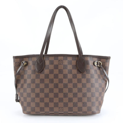 Extreme Louis Vuitton Damier Neverfull PM N40600 Leather Tote Bag Shoulder Hand