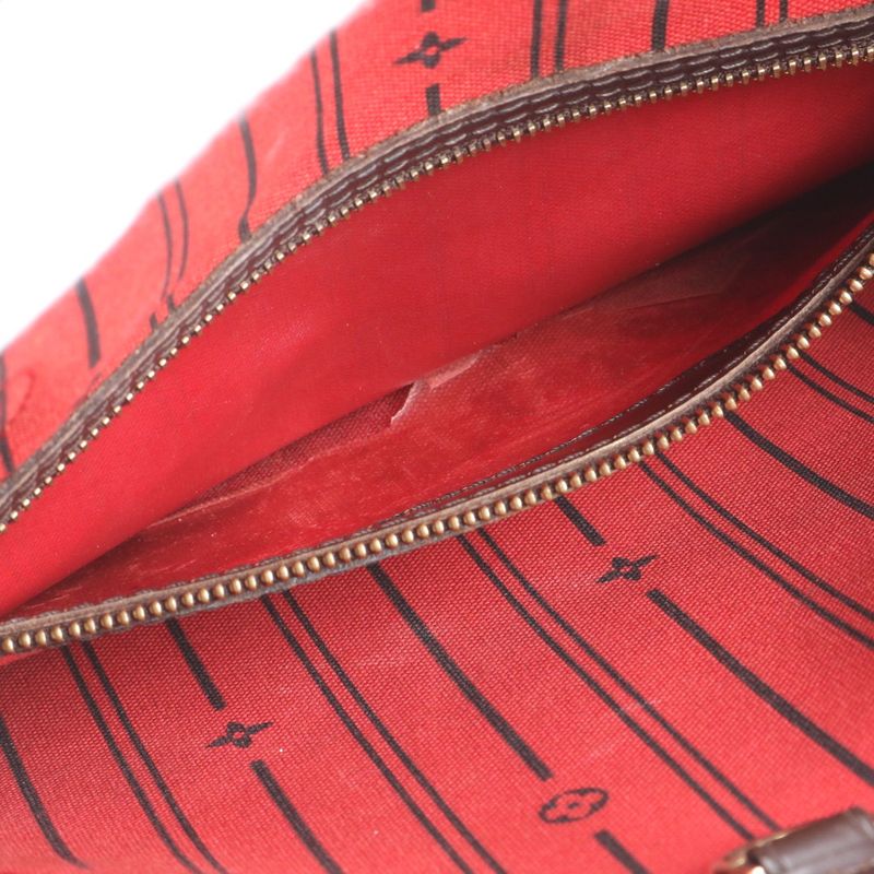 Extreme Louis Vuitton Damier Neverfull PM N40600 Leather Tote Bag Shoulder Hand