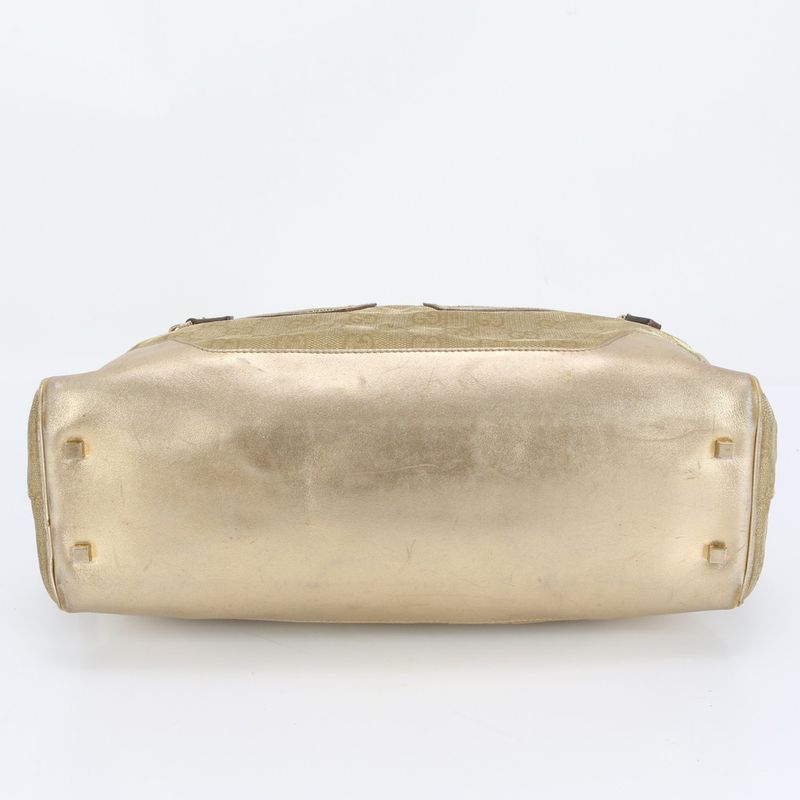 Gucci GG Canvas Mini Boston 002 1115 Leather Shoulder Bag Shoulder Hand Genuine