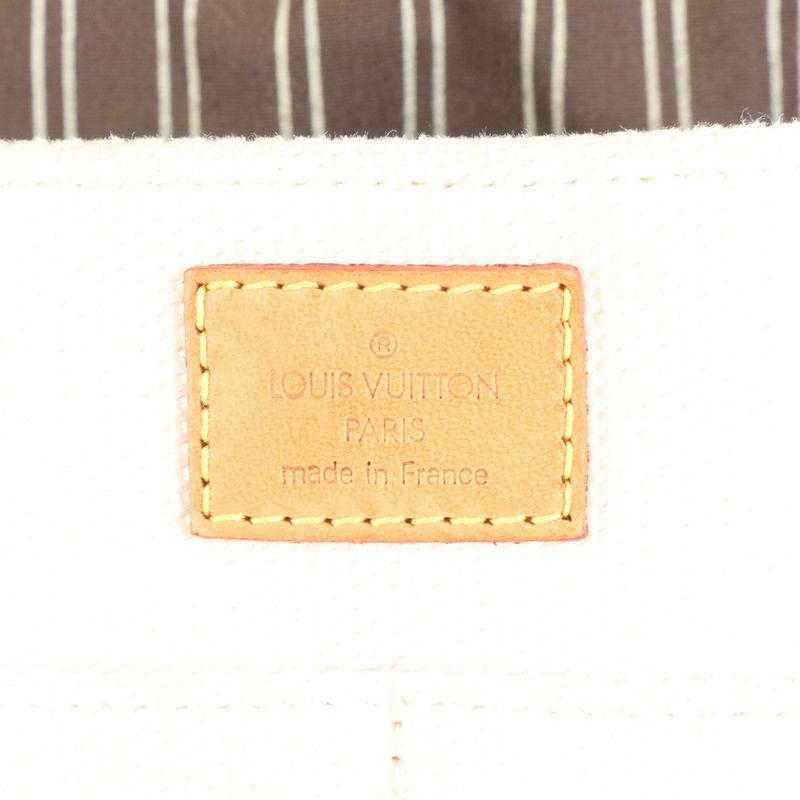 Polar Louis Vuitton Antigua Buzas PM Ecru M40042 Leather Shoulder Bag Crossbody