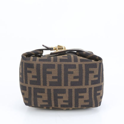 Polar Vintage Fendi Zucca Pouch Leather Mini Handbag Brown Women's CEM Dc3-5
