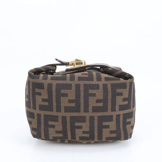 Polar Vintage Fendi Zucca Pouch Leather Mini Handbag Brown Women's CEM Dc3-5