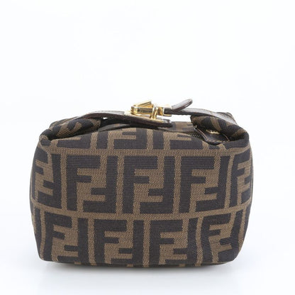 Polar Vintage Fendi Zucca Pouch Leather Mini Handbag Brown Women's CEM Dc3-5