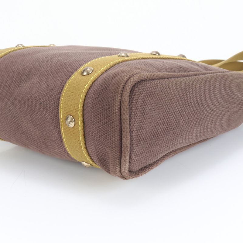 Polar Louis Vuitton Antigua Cabas MM Blanc M40086 Leather Tote Bag Shoulder