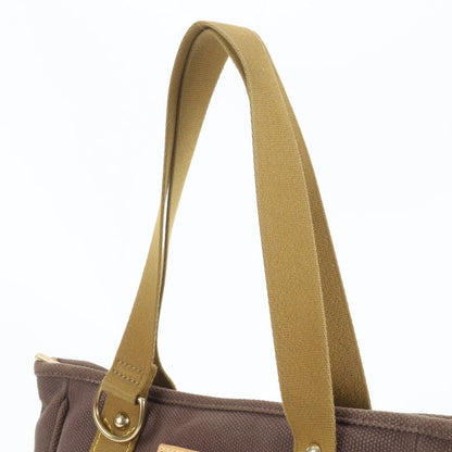 Polar Louis Vuitton Antigua Cabas MM Blanc M40086 Leather Tote Bag Shoulder