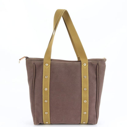 Polar Louis Vuitton Antigua Cabas MM Blanc M40086 Leather Tote Bag Shoulder