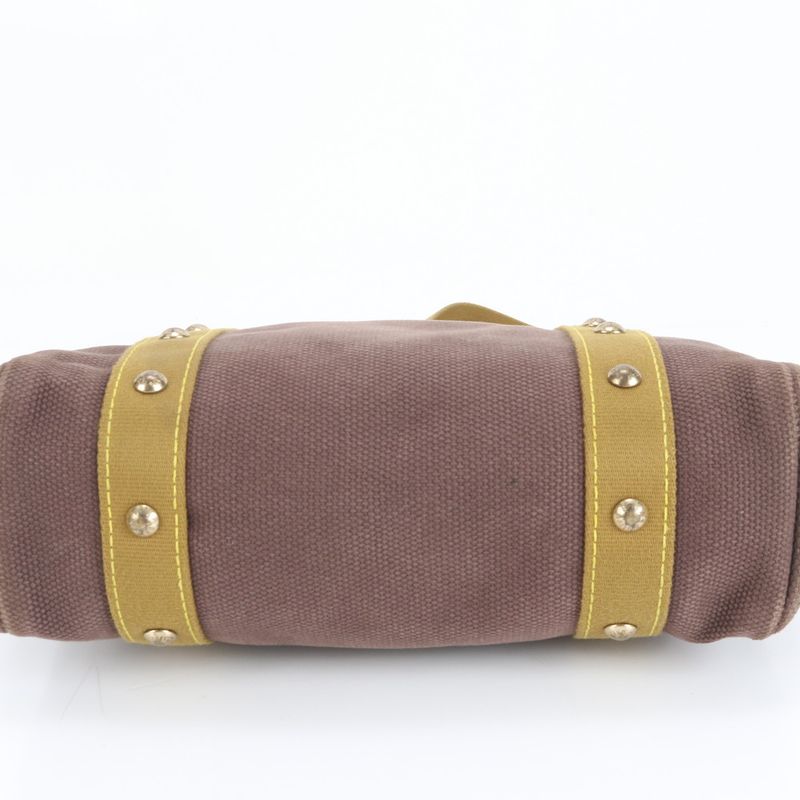 Polar Louis Vuitton Antigua Cabas MM Blanc M40086 Leather Tote Bag Shoulder