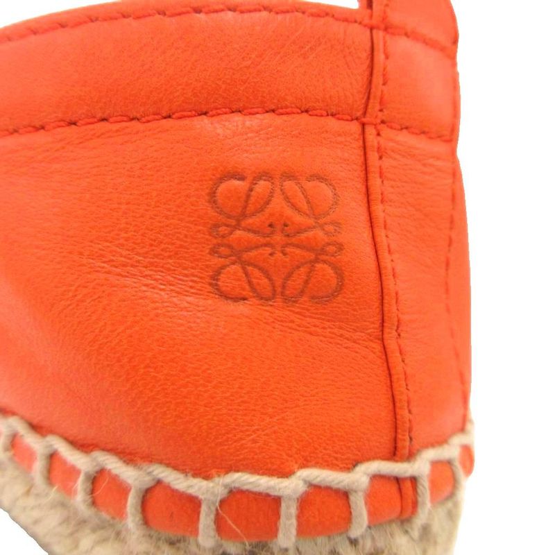 Loewe Espadrille Slip-on Anagram 36 Orange IU - GY18